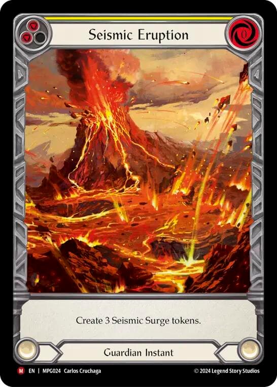 Seismic Eruption (Extended Art) — Mastery Pack Guardian card