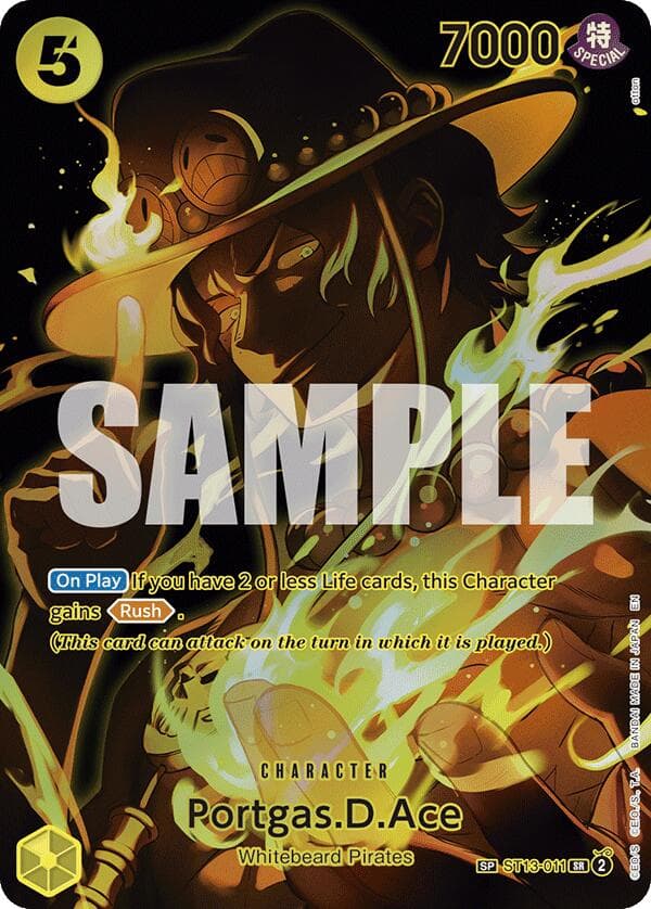 Portgas.D.Ace (SP) — Legacy of the Master card