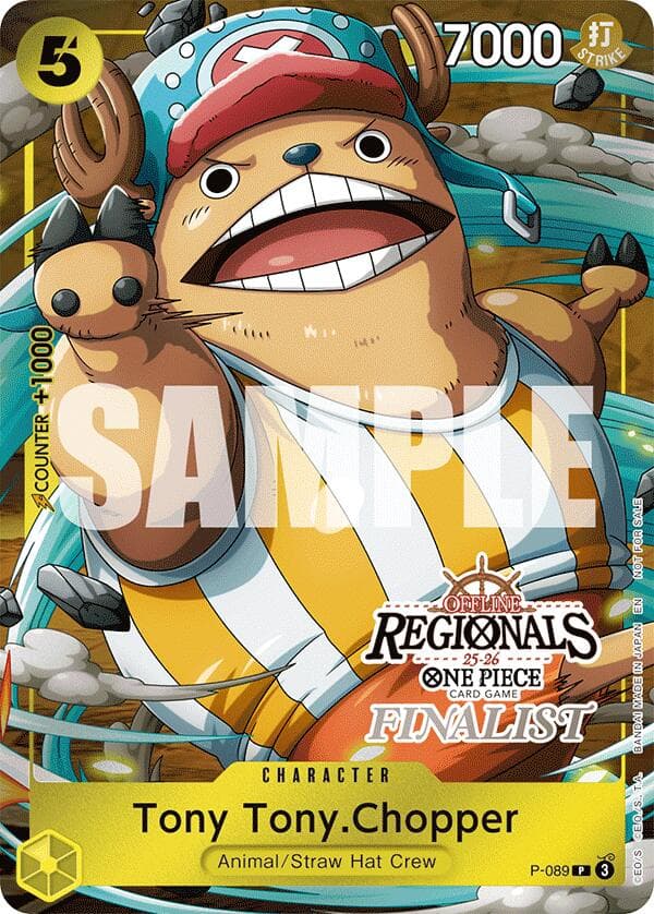 Tony Tony.Chopper (Offline Regional Finalist Card Set 2025 Vol.2) — One Piece Promotion Cards card
