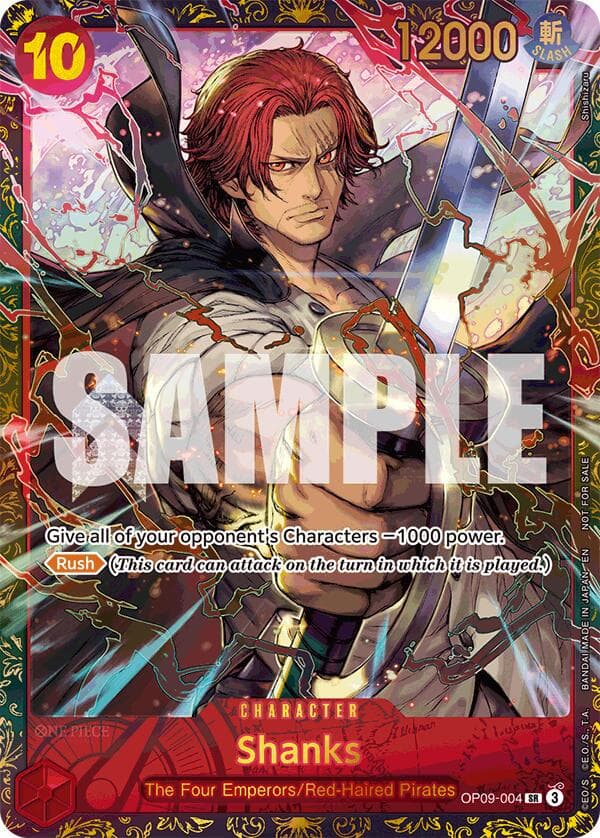 Shanks (Championship 25-26 Offline Regionals Season 2) — One Piece Promotion Cards card