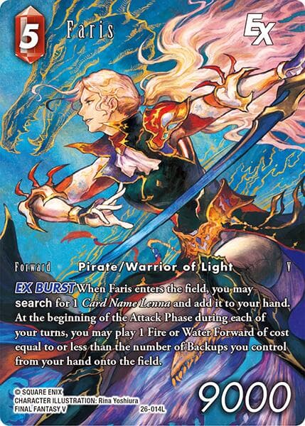Faris EX (Full Art) — Gunslinger in the Abyss card