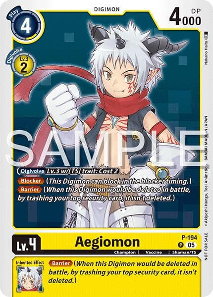 Aegiomon (Time Stranger Demo Deck) — Digimon Demo Deck Exclusive Cards card