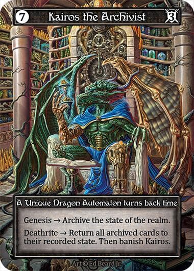 Kairos the Archivist (Foil) — Dragonlord card