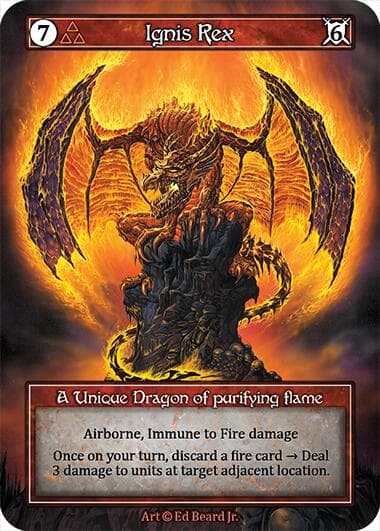 Ignis Rex (Foil) — Dragonlord card