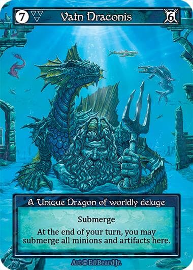 Vatn Draconis (Foil) — Dragonlord card