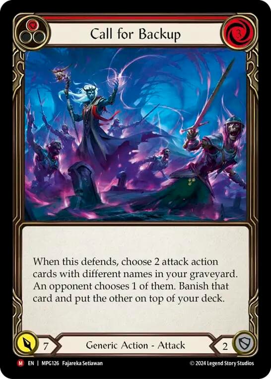 Call for Backup — Mastery Pack Guardian card