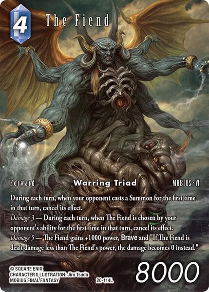 The Fiend (Full Art) — Gunslinger in the Abyss card