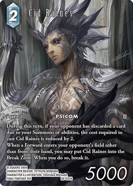 Cid Raines (Full Art) — Gunslinger in the Abyss card