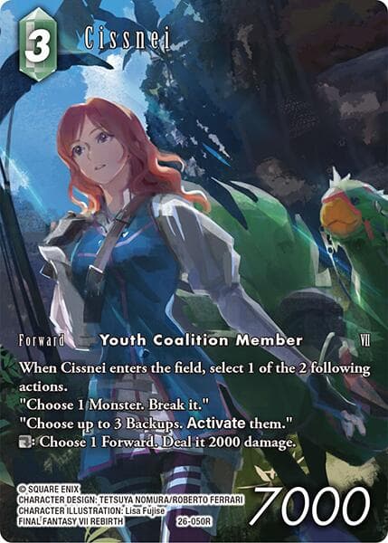 Cissnei (Full Art) — Gunslinger in the Abyss card