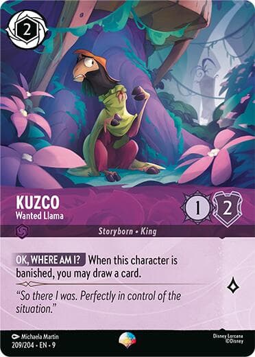 Kuzco - Wanted Llama (Epic) — Fabled card