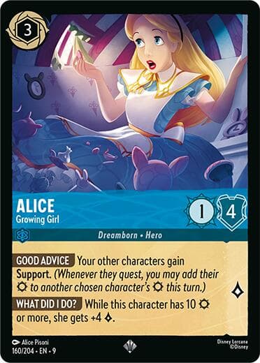 Alice - Growing Girl — Fabled card