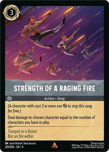 Strength of a Raging Fire — Fabled card