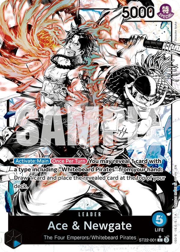 Ace & Newgate (Parallel) — Starter Deck 22: Ace & Newgate card