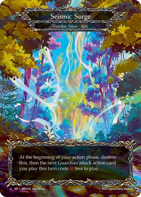 Seismic Surge (Forest) (Marvel) — Mastery Pack Guardian card