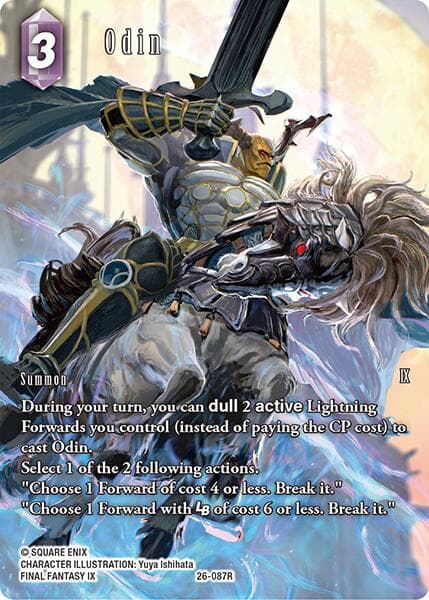 Odin (Full Art) — Gunslinger in the Abyss card
