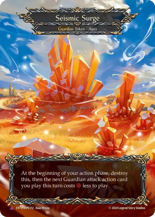 Seismic Surge (Crystal) (Marvel) — Mastery Pack Guardian card