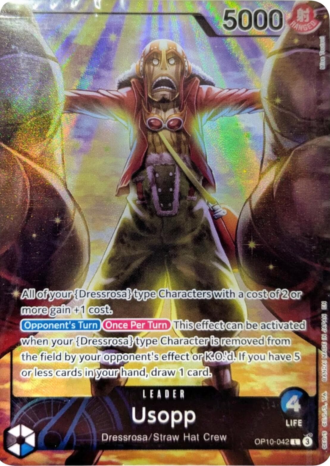 Usopp (Official Playmat -Limited Edition Vol. 3-) — One Piece Promotion Cards card