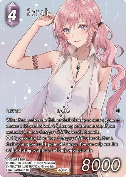 Serah (Full Art) — Gunslinger in the Abyss card