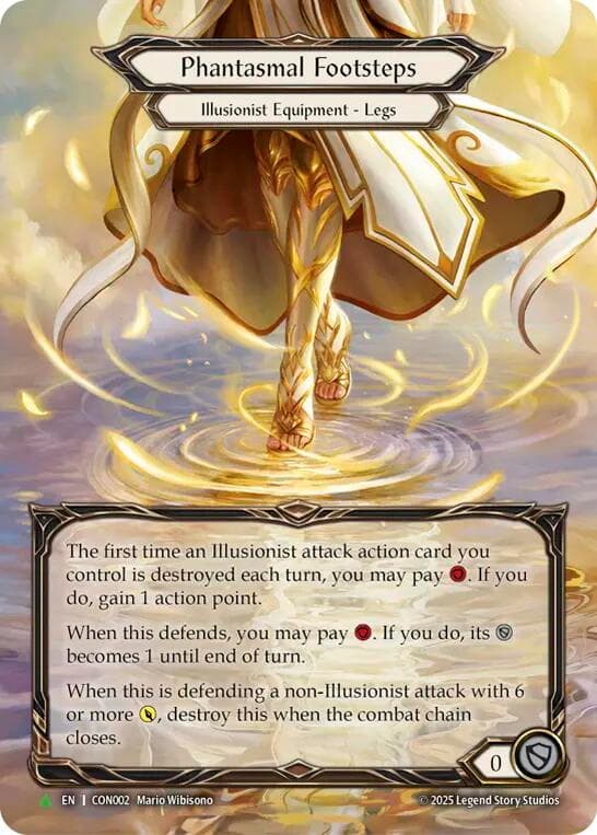 Phantasmal Footsteps - CON002 — Flesh and Blood: Promo Cards card