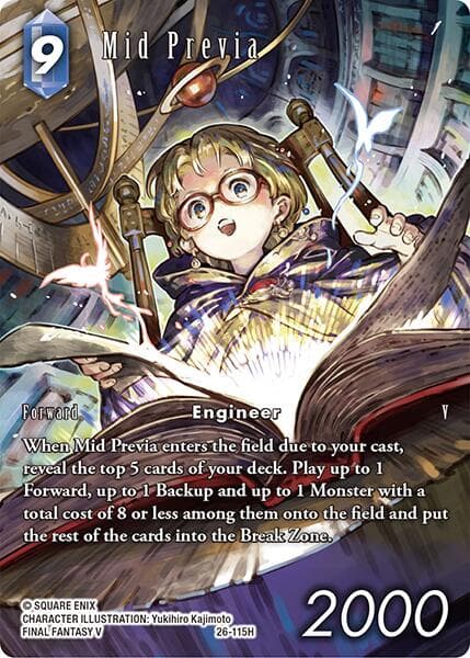 Mid Previa (Full Art) — Gunslinger in the Abyss card