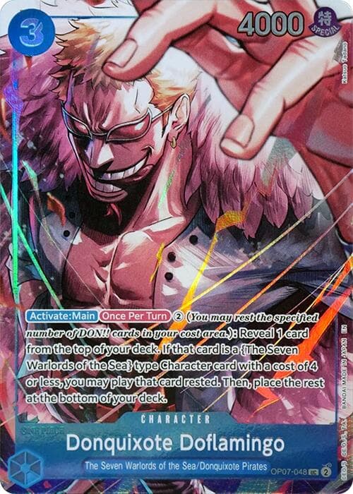 Donquixote Doflamingo (Seven Warlords of the Sea Binder Set) — One Piece Promotion Cards card