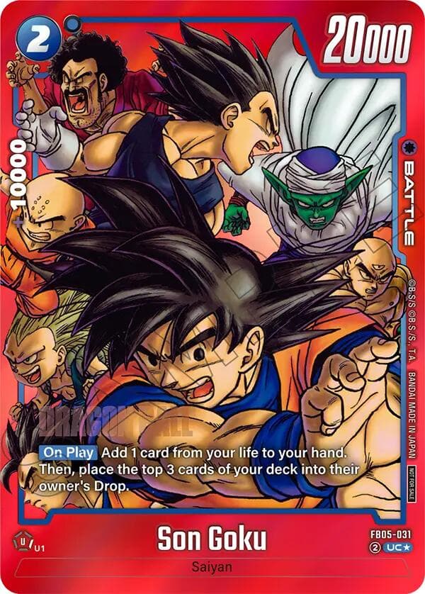 Son Goku - FB05-031 (Limited Pack MANGA Version 01) — Tournament and Championship Promos card