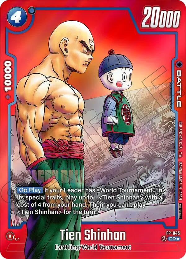 Tien Shinhan - FP-045 (Limited Pack MANGA Version 01) — Tournament and Championship Promos card