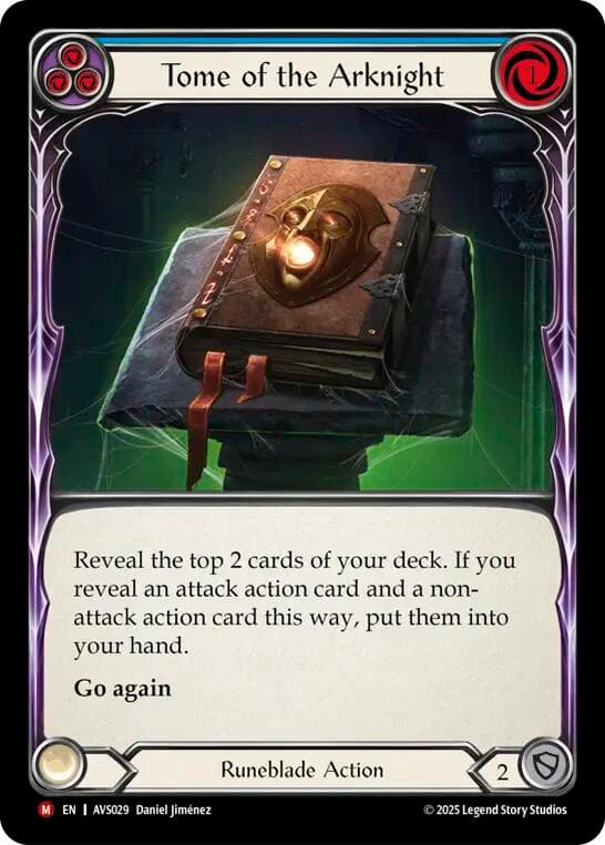 Tome of the Arknight (Blue) — Armory Deck: Legends Viserai card