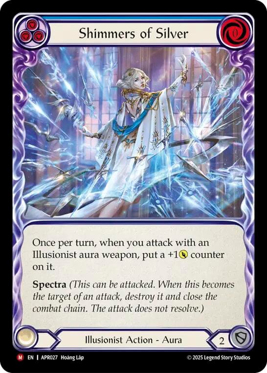 Shimmers of Silver — Armory Deck: Legends Prism card