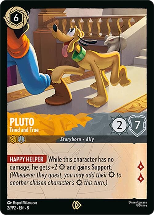 Pluto - Tried and True — Disney Lorcana Promo Cards card