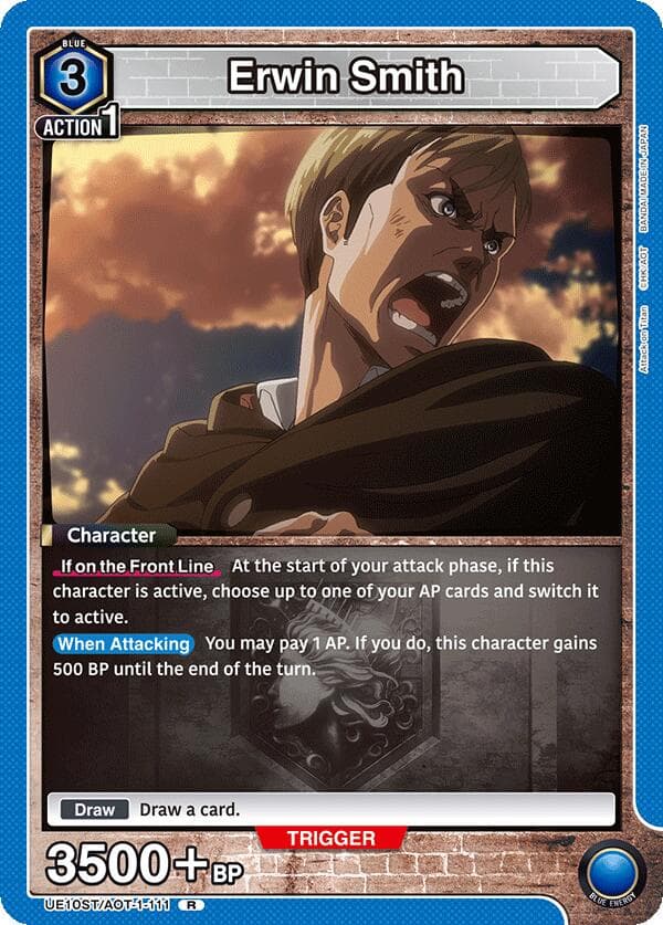Erwin Smith — UE10ST: Attack on Titan Starter Deck card