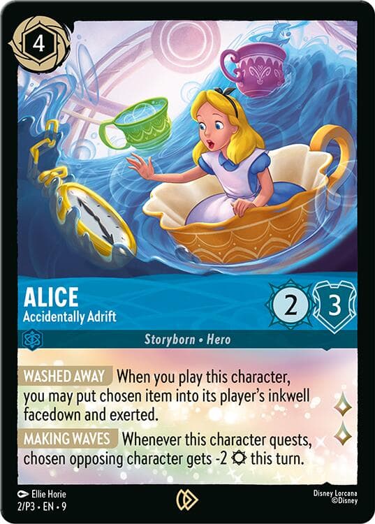 Alice - Accidentally Adrift — Disney Lorcana Promo Cards card