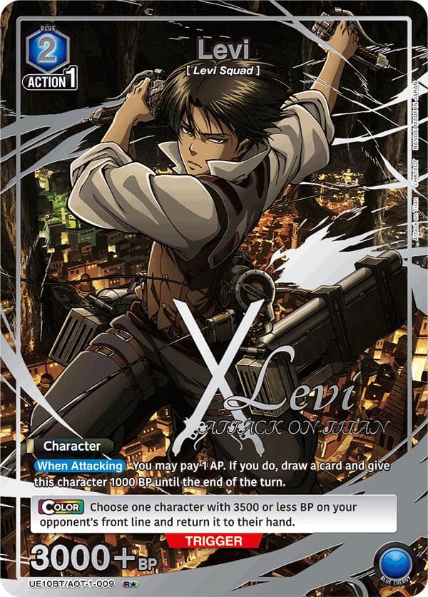 Levi (009) (R*) — UE10BT: Attack on Titan card