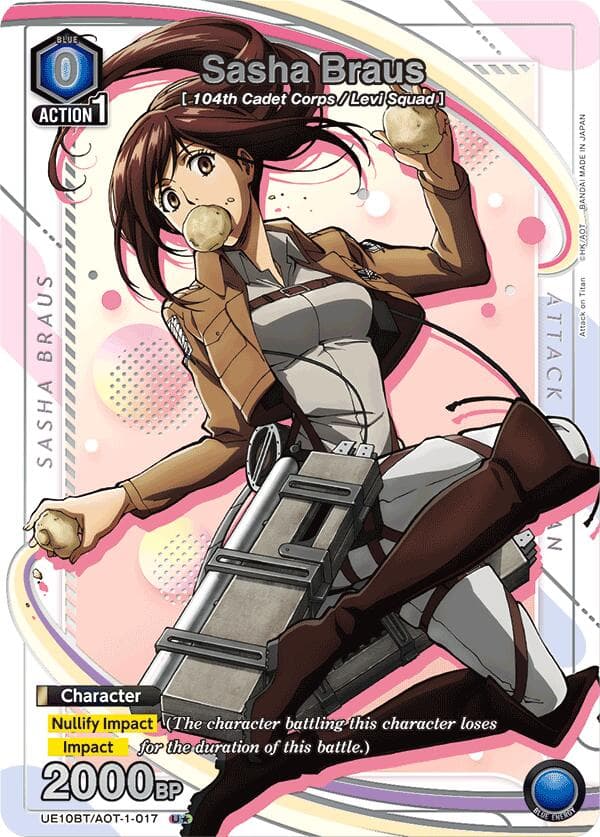 Sasha Braus (017) (U*) — UE10BT: Attack on Titan card