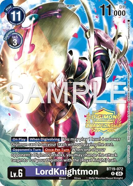 LordKnightmon (Championship 25-26 Tamers Pack) — Release Special Booster 2.0 card