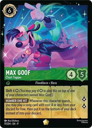 Max Goof - Chart Topper — Fabled card