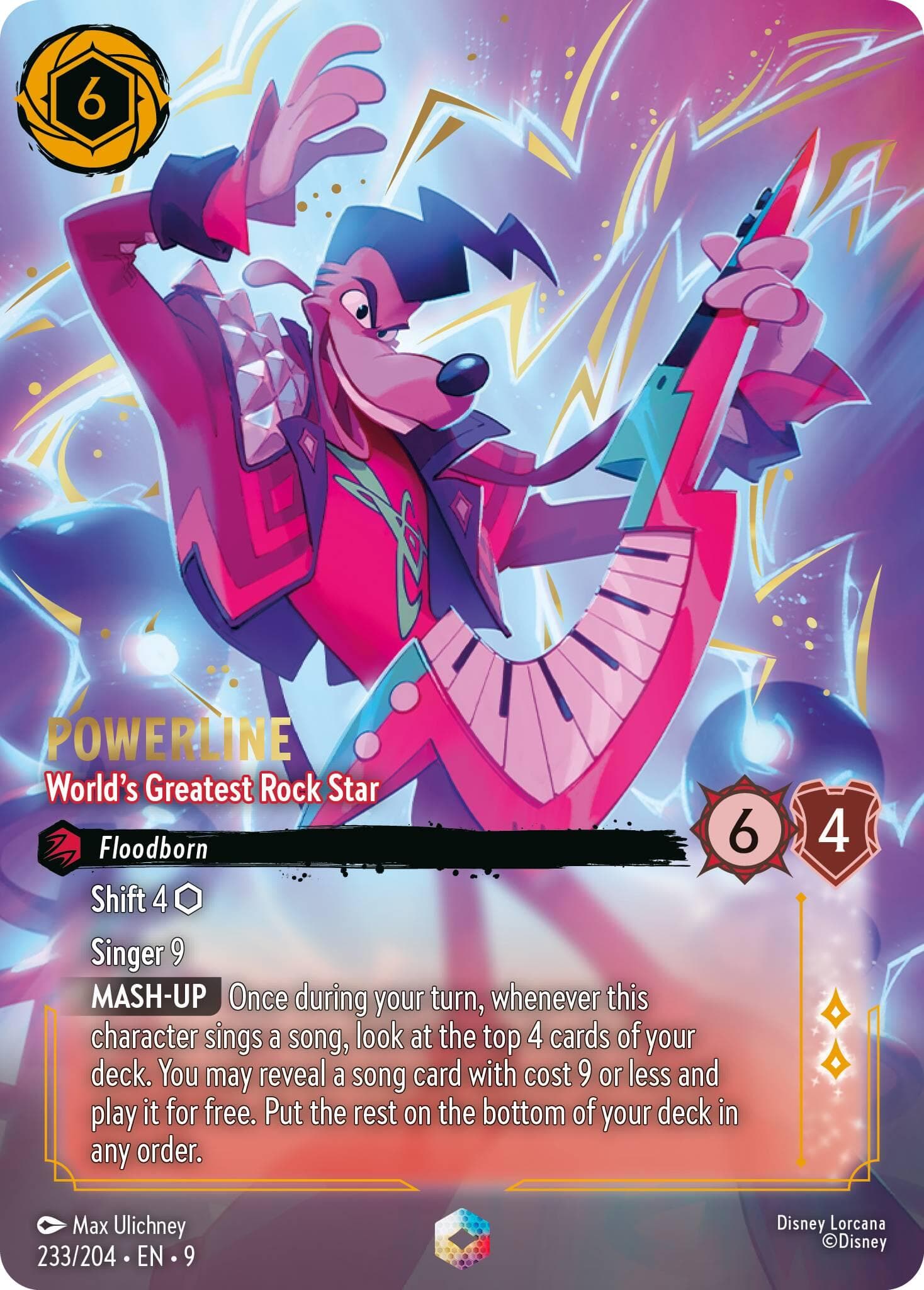 Powerline - World's Greatest Rock Star (Enchanted) — Fabled card