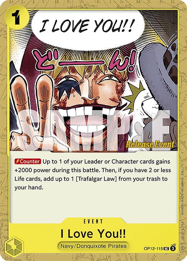 I Love You!! — Legacy of the Master Release Event Cards card