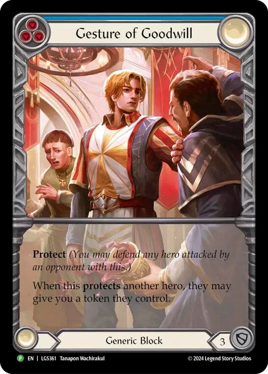 Gesture of Goodwill - LGS361 — Flesh and Blood: Promo Cards card