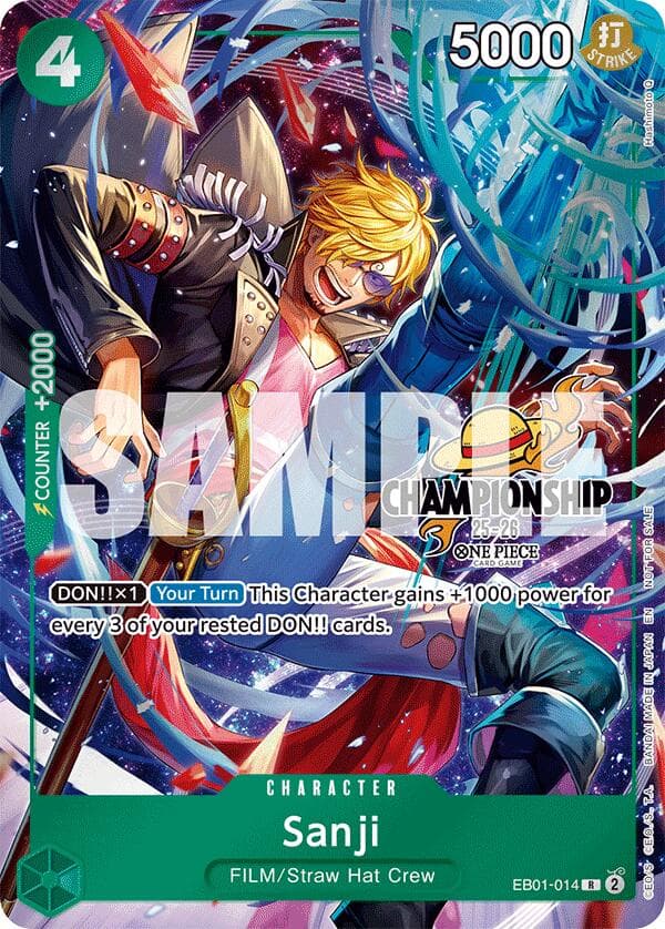 Sanji (CS 25-26 Celebration Pack) — One Piece Promotion Cards card
