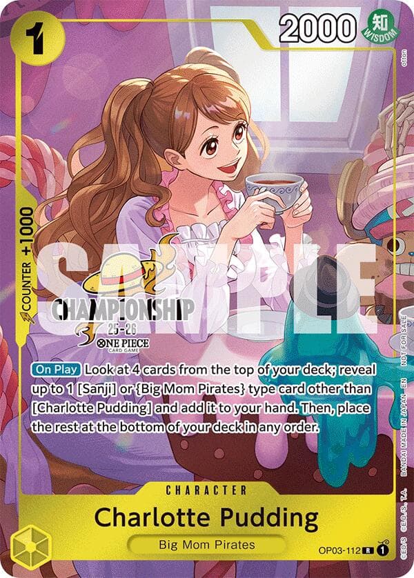 Charlotte Pudding (112) (CS 25-26 Celebration Pack) — One Piece Promotion Cards card