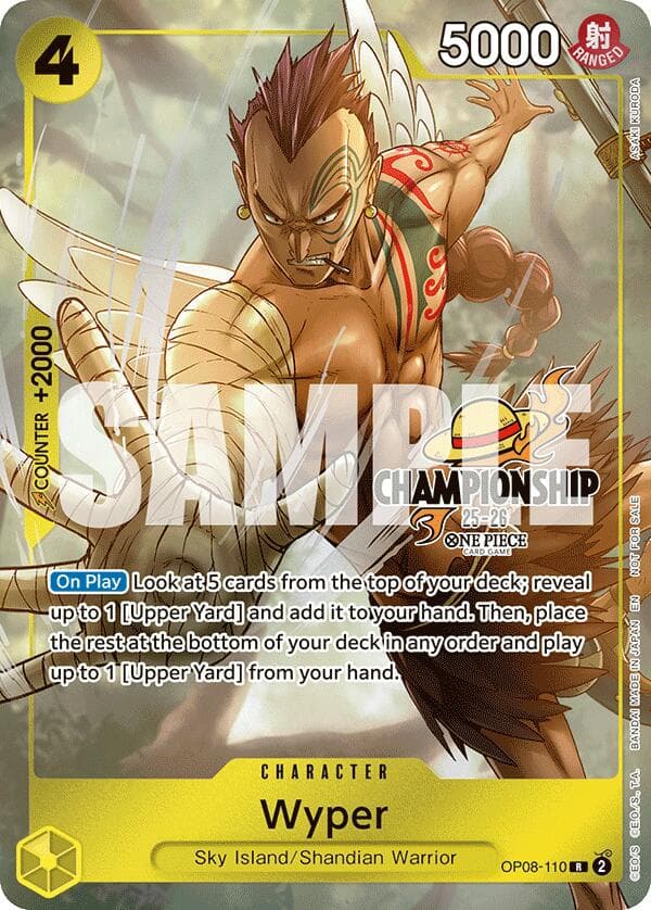 Wyper (CS 25-26 Celebration Pack) — One Piece Promotion Cards card