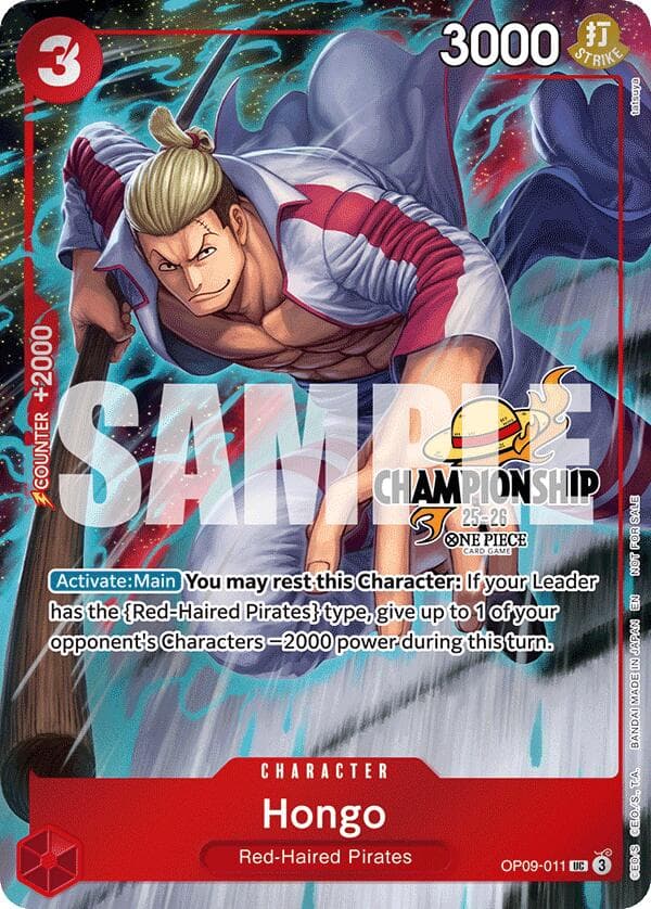 Hongo (CS 25-26 Celebration Pack) — One Piece Promotion Cards card