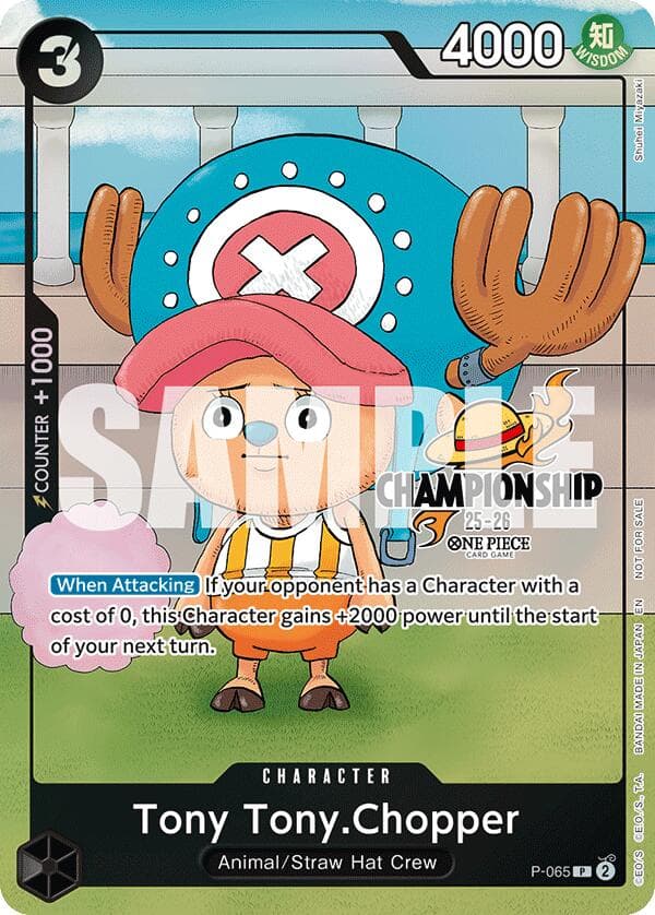 Tony Tony.Chopper (CS 25-26 Event Pack Finalist Ver.) — One Piece Promotion Cards card