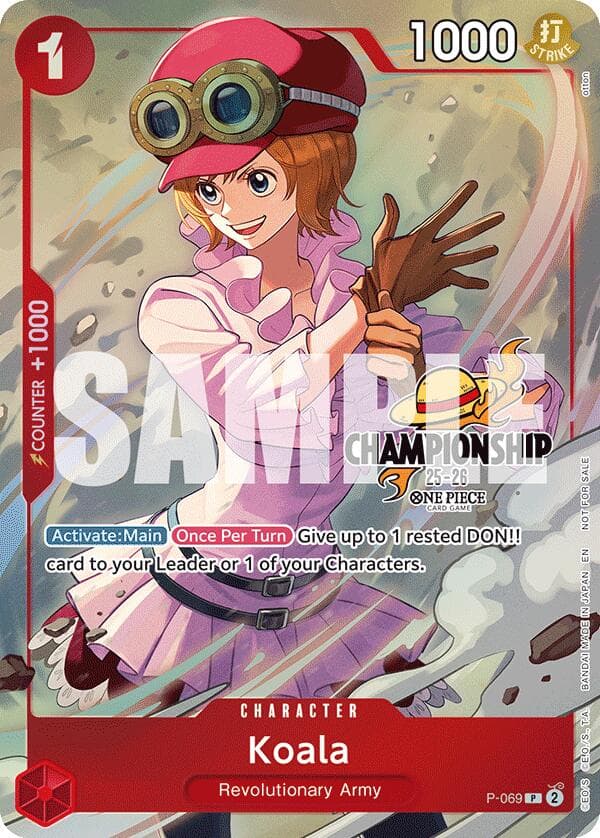 Koala (CS 25-26 Event Pack Finalist Ver.) — One Piece Promotion Cards card
