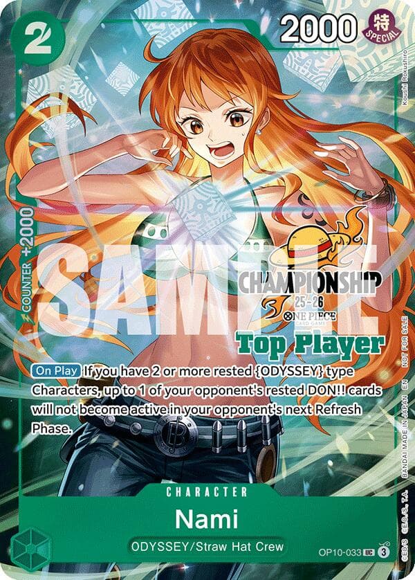 Nami (CS 25-26 Top Player Pack) — One Piece Promotion Cards card