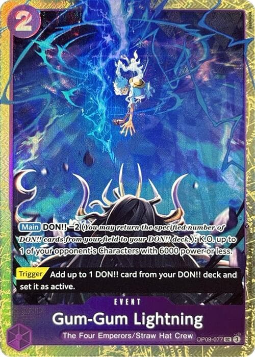 Gum-Gum Lightning (Premium Card Collection -Best Selection Vol. 4-) — One Piece Promotion Cards card