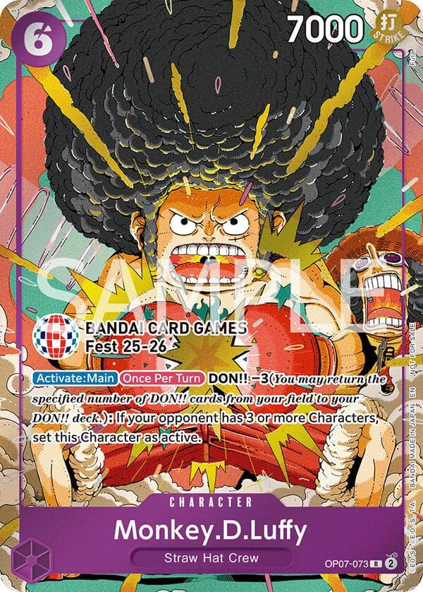 Monkey.D.Luffy (BANDAI Card Games Fest 25-26) — One Piece Promotion Cards card
