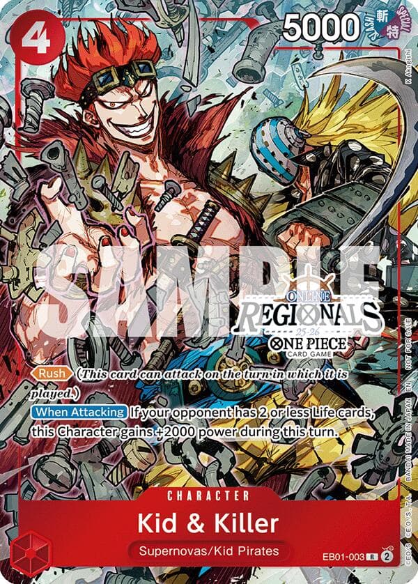 Kid & Killer (Online Regional Participation Pack 2025 Vol.2) — One Piece Promotion Cards card