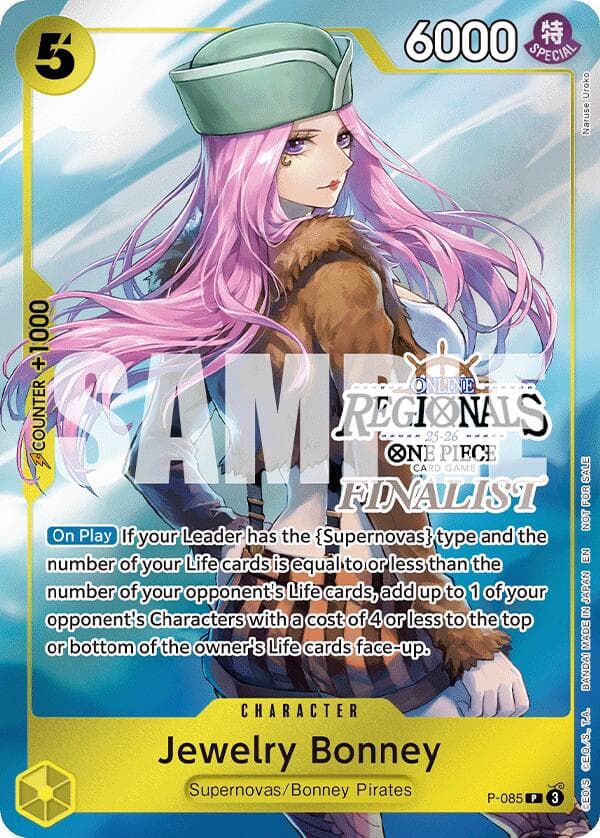 Jewelry Bonney (Online Regional Finalist Card Set 2025 Vol.2) — One Piece Promotion Cards card